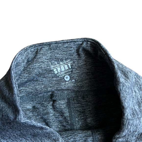 Nicole Miller Sport Gray Activewear Shorts NEW Medium - Picture 2 of 6